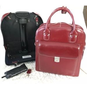 McKlein LaGrange Detachable Wheeled Briefcase 9649